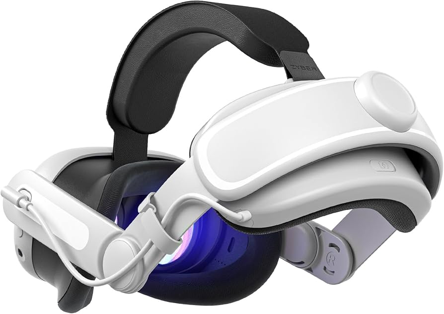 Amazon.co.jp: Zybervr バッテリーヘッドストラップ Meta Quest 3用