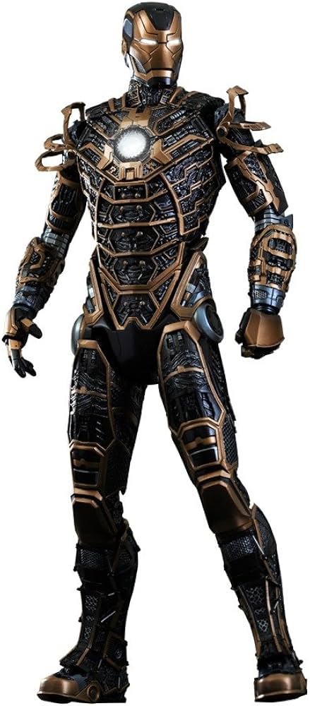 Amazon.com: Iron Man 3 Movie Masterpiece Iron Man Mark 41 Bones 1