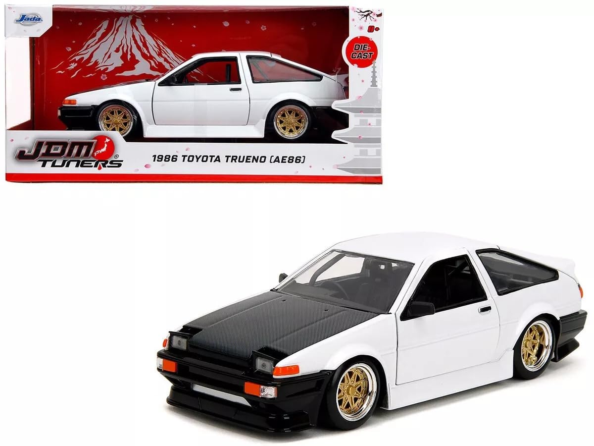 Amazon | JADA TOYS 1/24 トヨタ トレノ AE86 ハチロク ホワイト