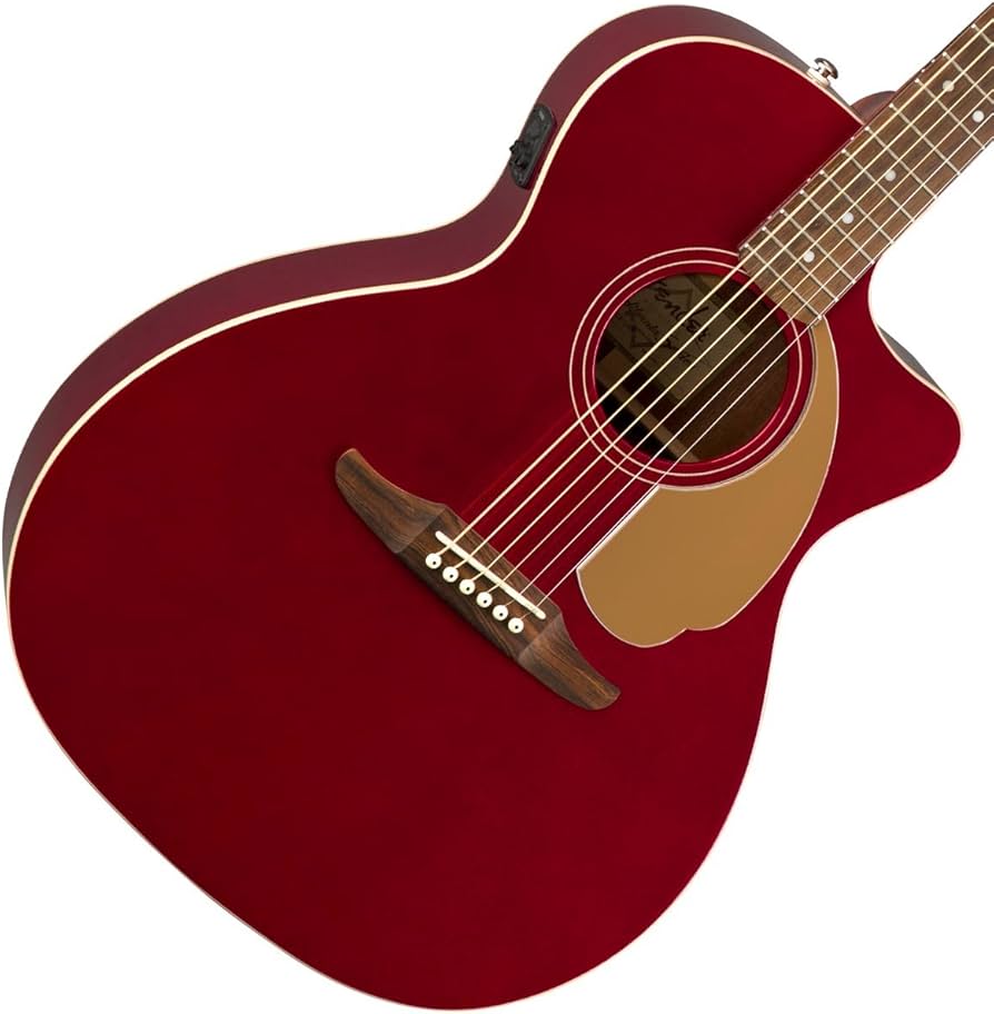 Amazon | Fender エレアコ Newporter Player, Candy Apple Red ソフト