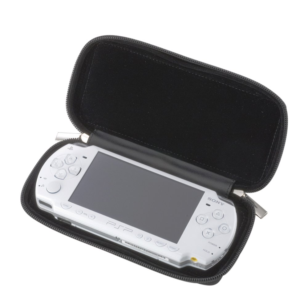 Amazon | PSP用本革ケース (PSP-2000/3000用) SZC-GP03BK | ケース