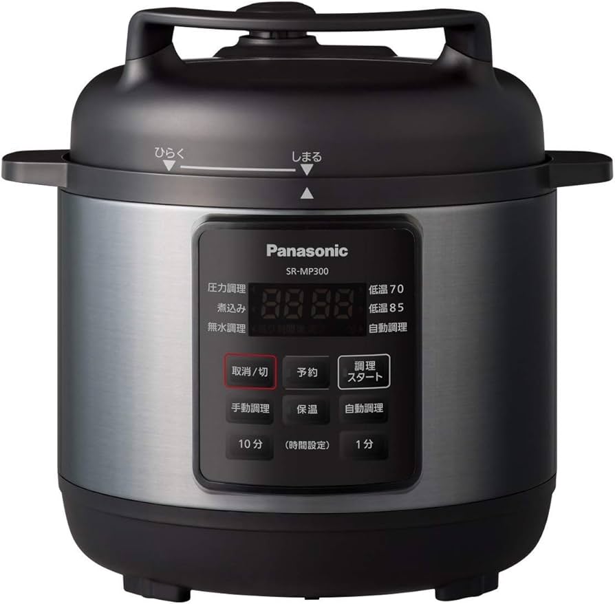 Amazon | パナソニック 電気圧力鍋 3L 圧力/低温/無水/煮込/自動調理