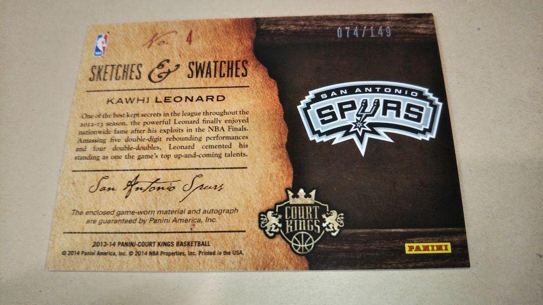 Amazon.co.jp: NBAカード KAWHI LEONARD AUTO 149 カウィレナード