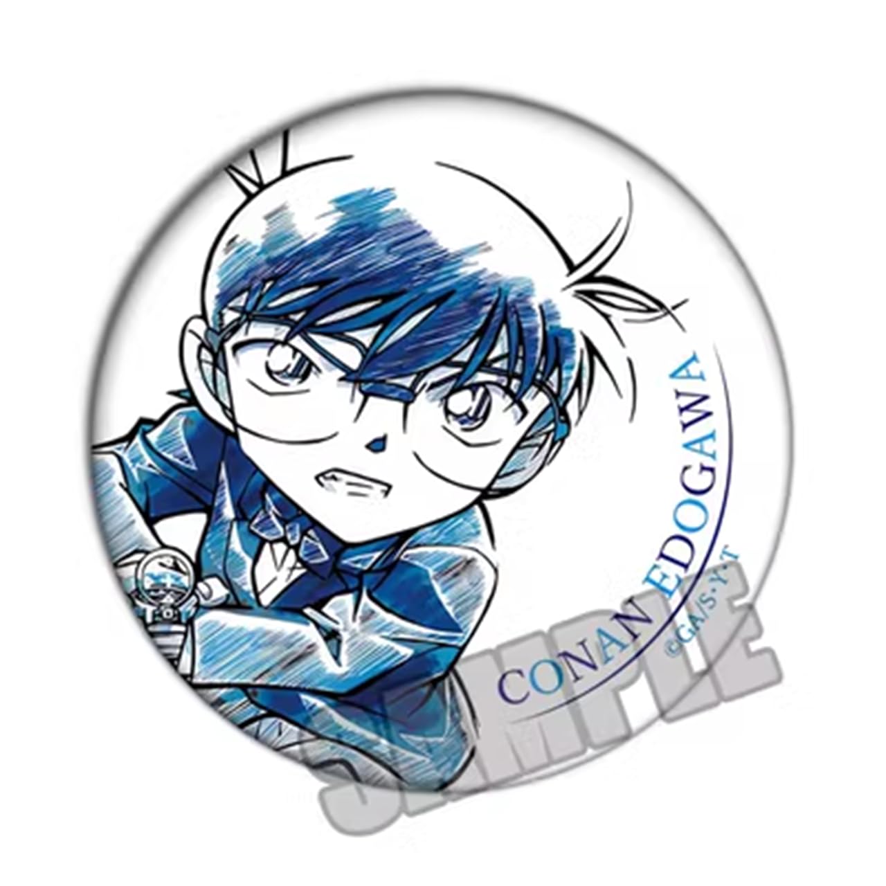 Amazon.co.jp: POOSE 名探偵コナン 缶バッジ バッジ 灰原 哀 安室 透