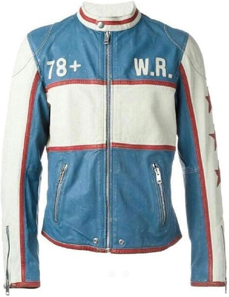 Amazon | DIESEL(ディーゼル) メンズ Leather jackets L-RACING JACKET