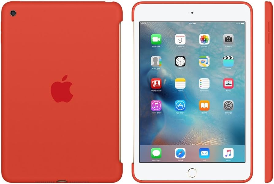 Amazon.com: Apple iPad Mini 4 Silicone Case - Orange (MLD42ZM/A