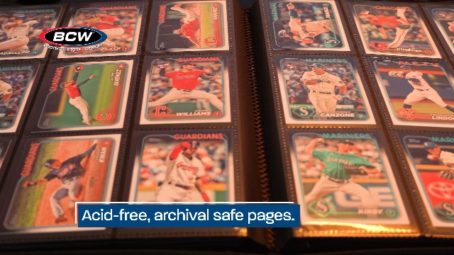 Amazon.com: BCW Z-Folio 9-Pocket LX Album - Purple | Secure Zipper