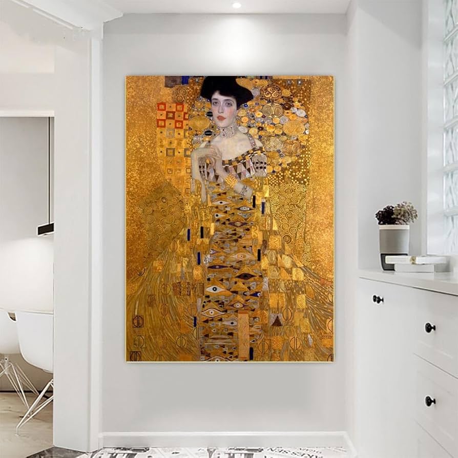 Amazon.co.jp: 有名なグスタフ・クリムトのポスターと版画《The Woman