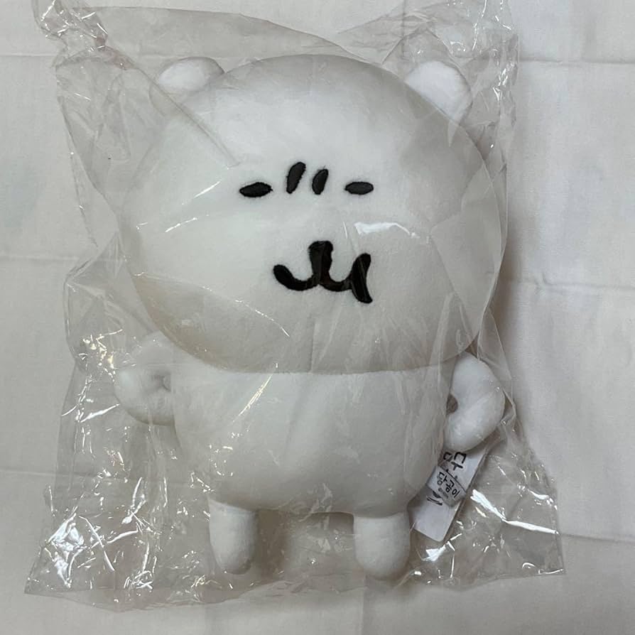 Amazon.co.jp: 韓国 ナガノのくま 自分ツッコミくま ぬいぐるみ 眉間に