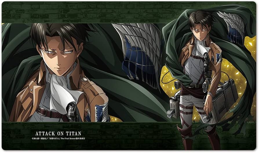 Amazon.co.jp: 進撃の巨人 キャラクターラバーマットB［リヴァイ