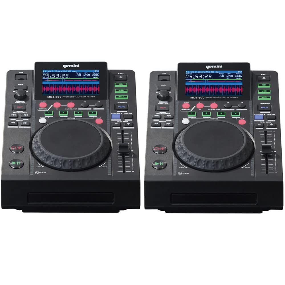 Amazon | gemini ジェミナイ USB CDプレイヤー MDJ-600 2台セット | DJ