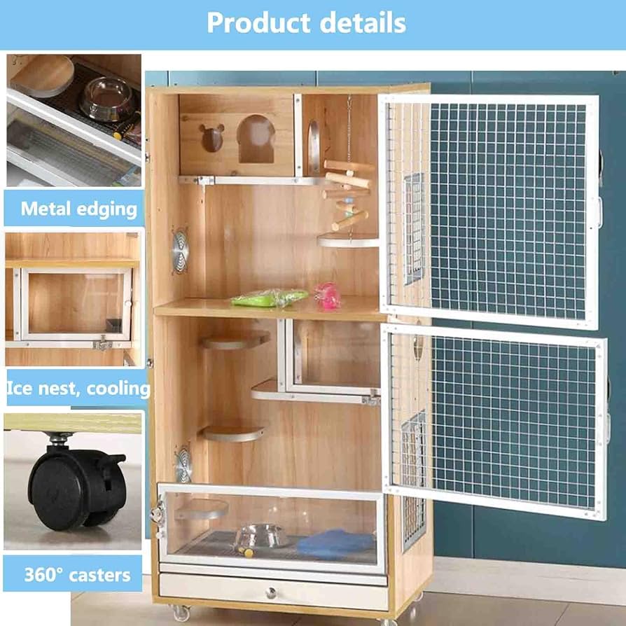 Amazon.co.jp: チンチラ ケージ、フェレットケージ大型チンチラケージ