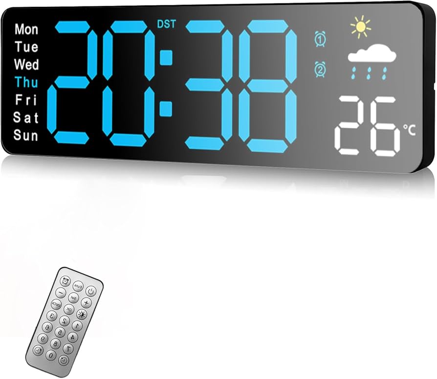 Amazon.co.jp: Gevvnss 目覚まし時計 デジタル時計 : ホーム＆キッチン