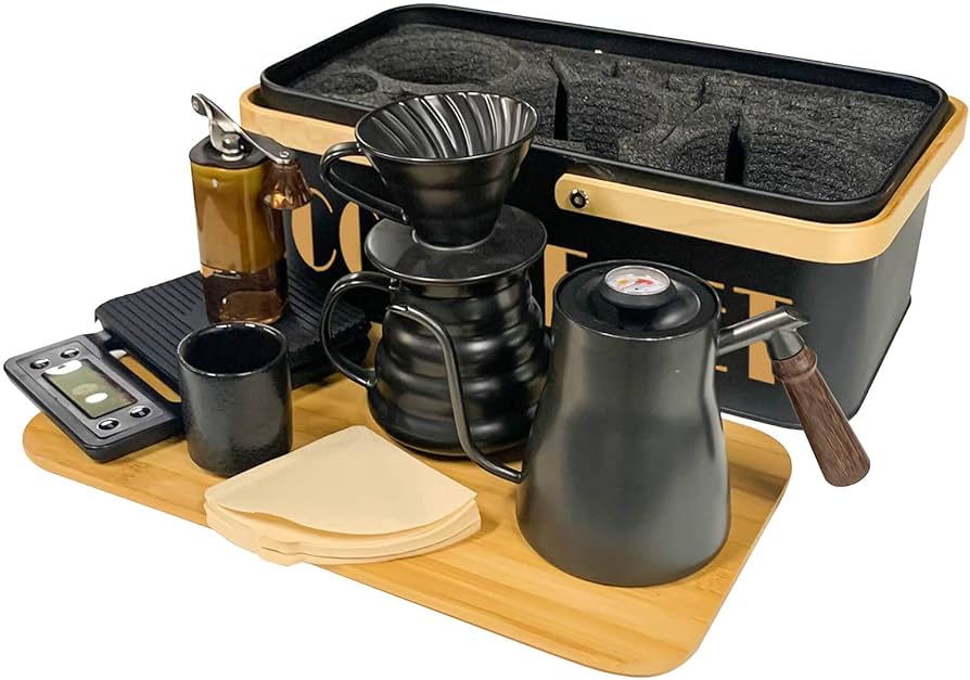 Amazon | SOTECHプアオーバーコーヒーメーカーセット コーヒーケトル