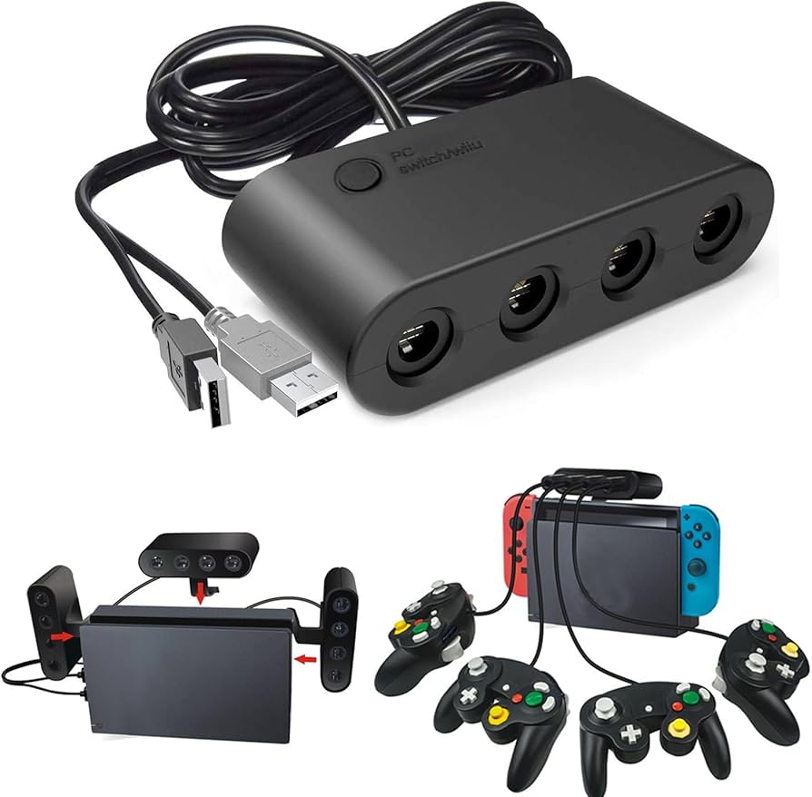 Amazon.co.jp: ニンテンドースイッチ用GCコントローラ接続タップ 【新