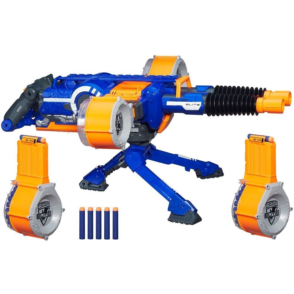 Lançador Nerf N-Strike Elite Rhino-Fire e Pacote de bônus : Amazon