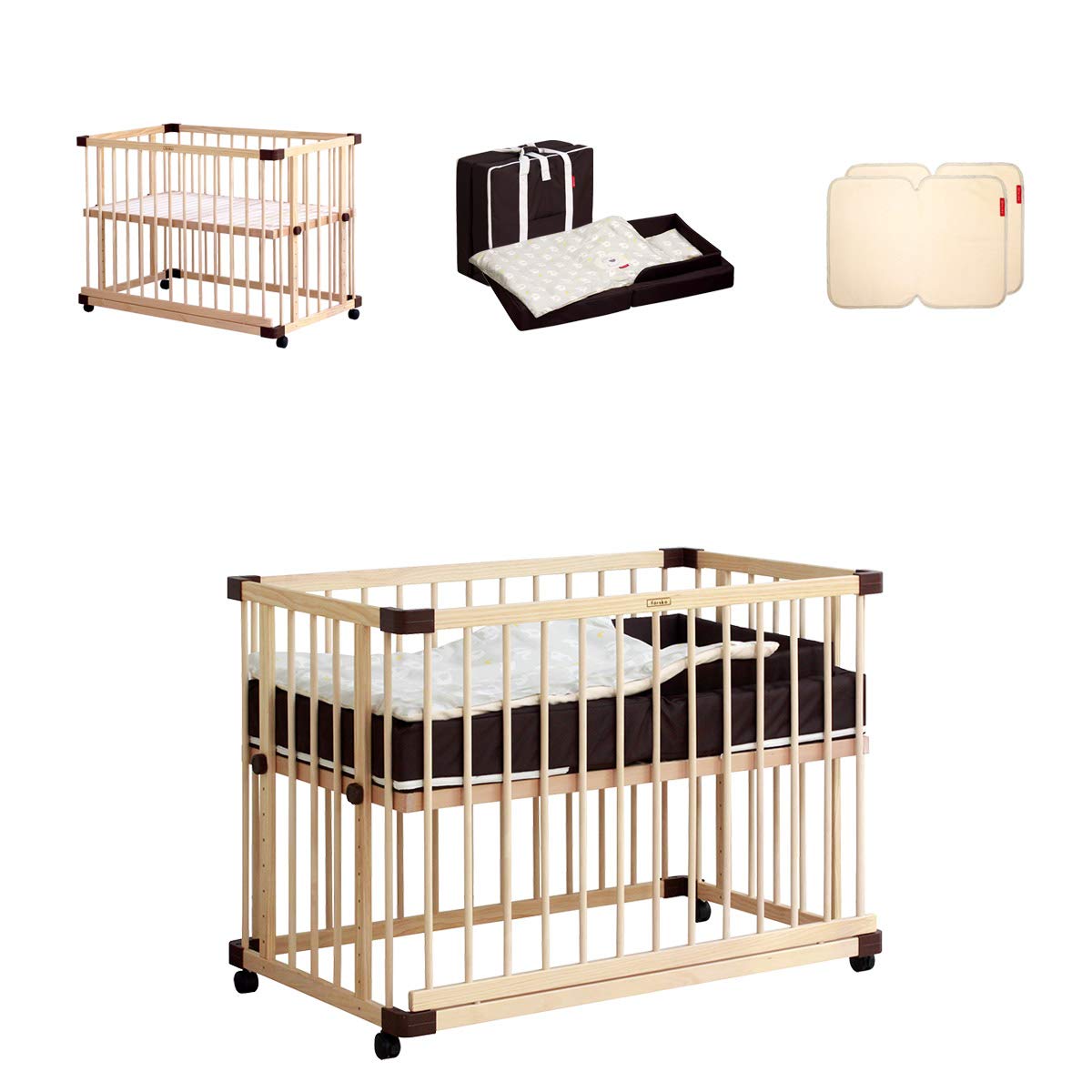 Amazon.co.jp: farska (ファルスカ) 一緒におやすみ フィットL 3点