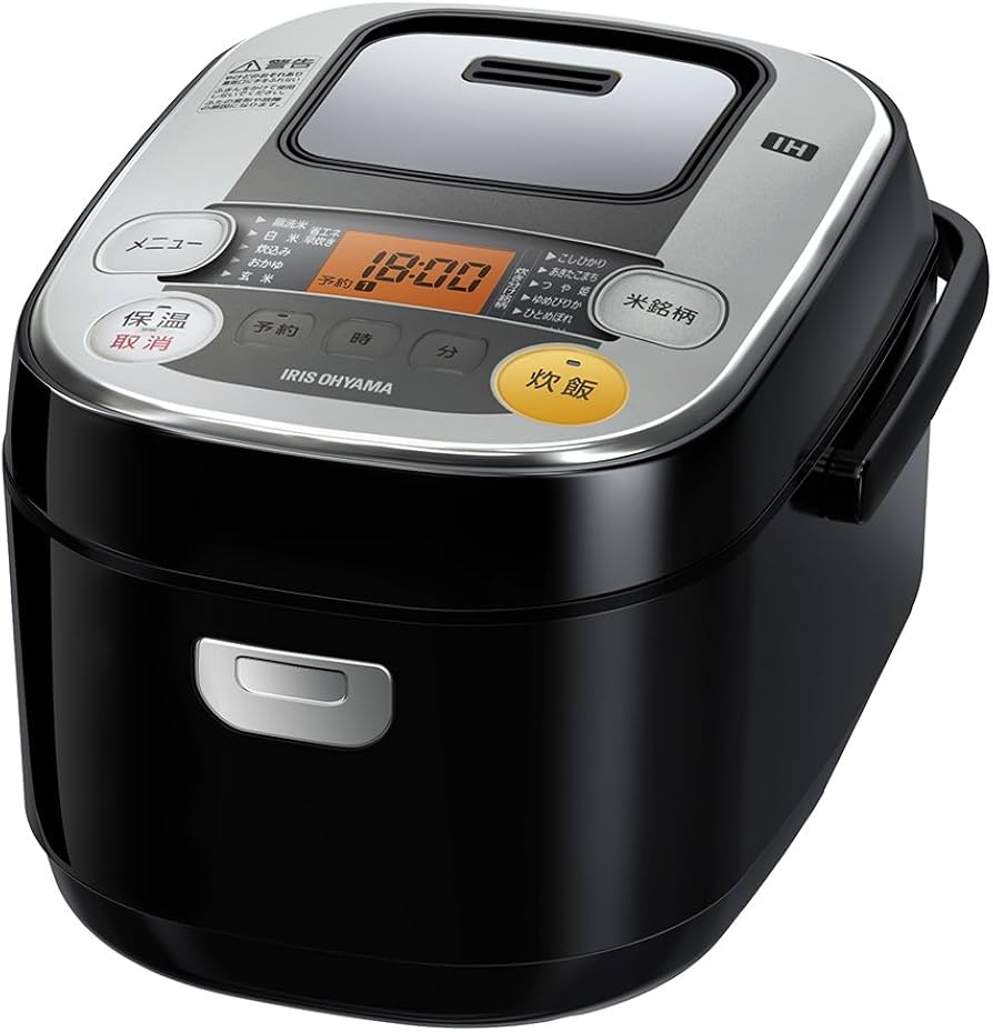 Amazon | アイリスオーヤマ IH炊飯器 3合 IH式 31銘柄炊き分け機能 極