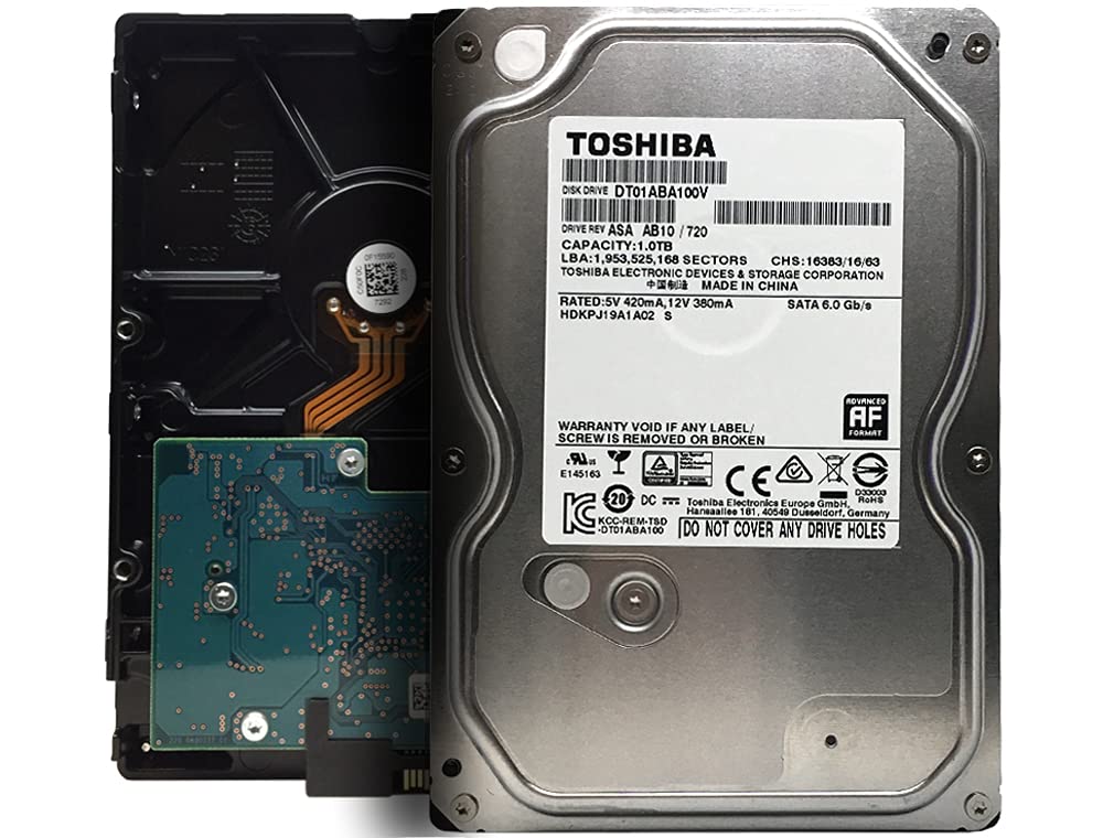Amazon.com: TOSHIBA DT01ABA100V 1TB SATA 6.0 Gb/s 5700 RPM Desktop