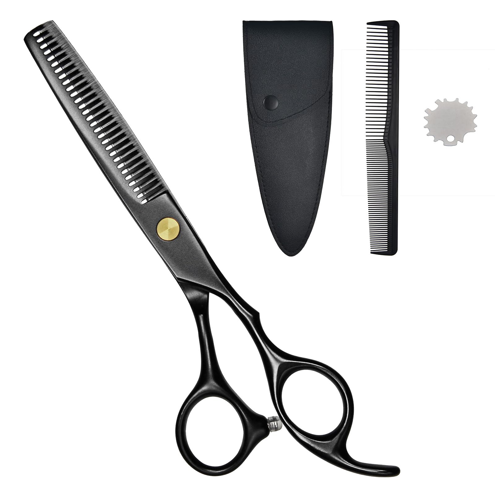 Amazon | LESNIC ヘアスキハサミ すきばさみ スキ率 20%-25% セニング