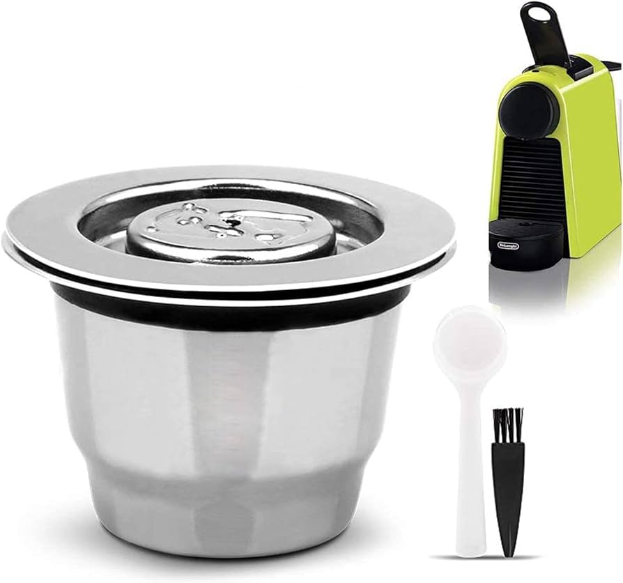 Amazon.co.jp: ステンレススチール 再利用可能カプセル 詰め替え可能