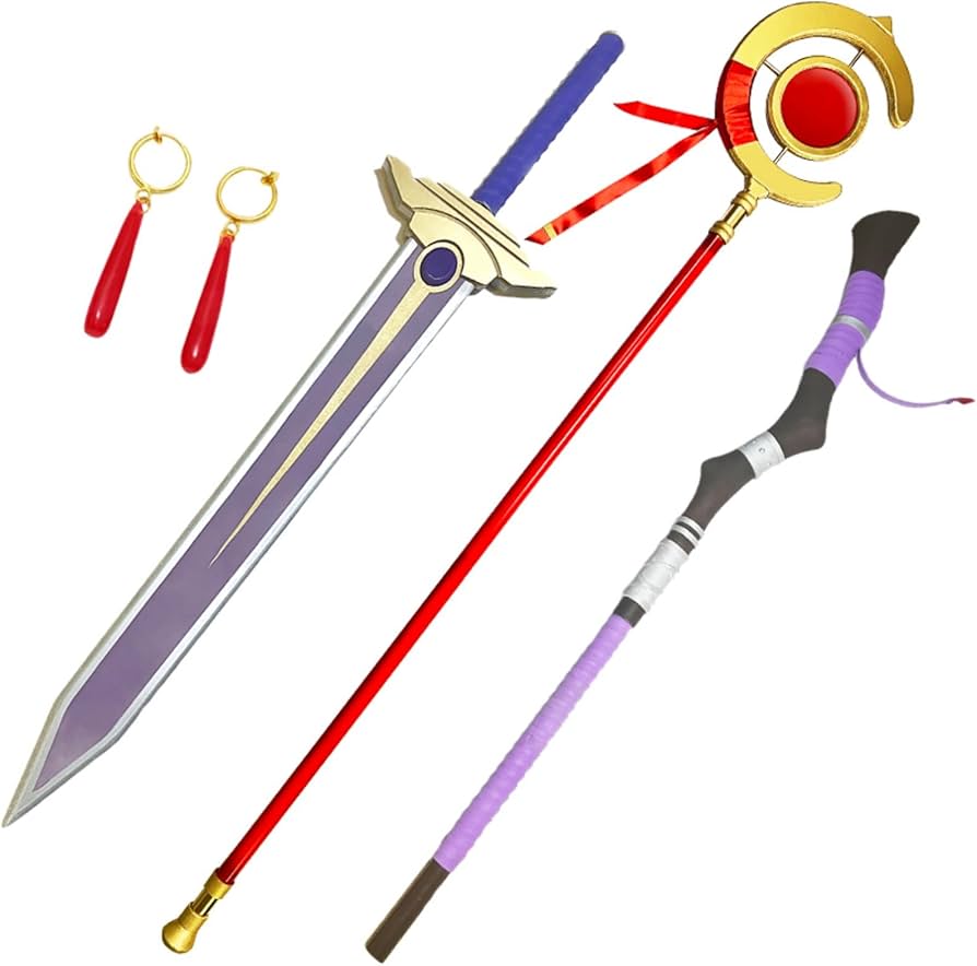 Amazon.co.jp: [Hushan] フリーレン フェルン コスプレ 杖 ヒンメル