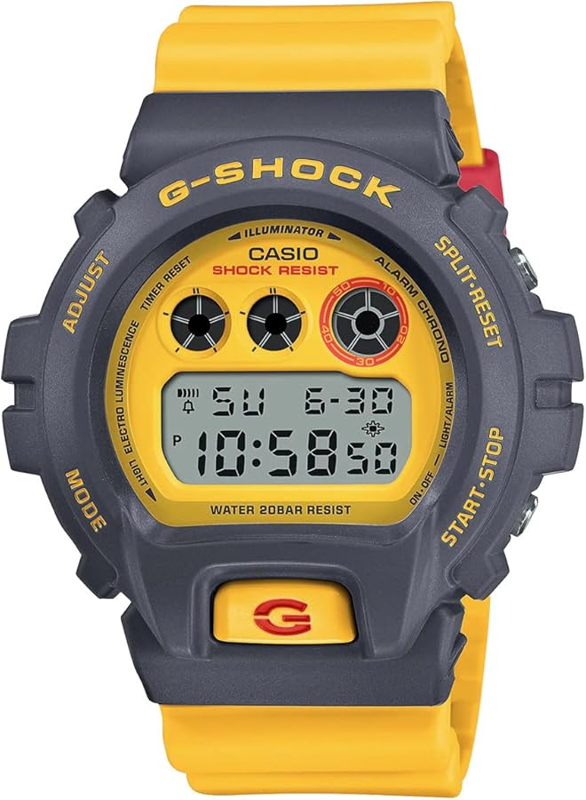 Casio G-Shock DW-6900Y-9 Jason Yellow Third Eye Digital CASIO