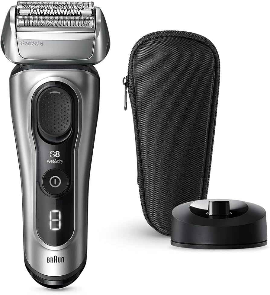 Amazon | メンズシェーバー［電気シェーバー］3枚刃 ブラウン 8517S