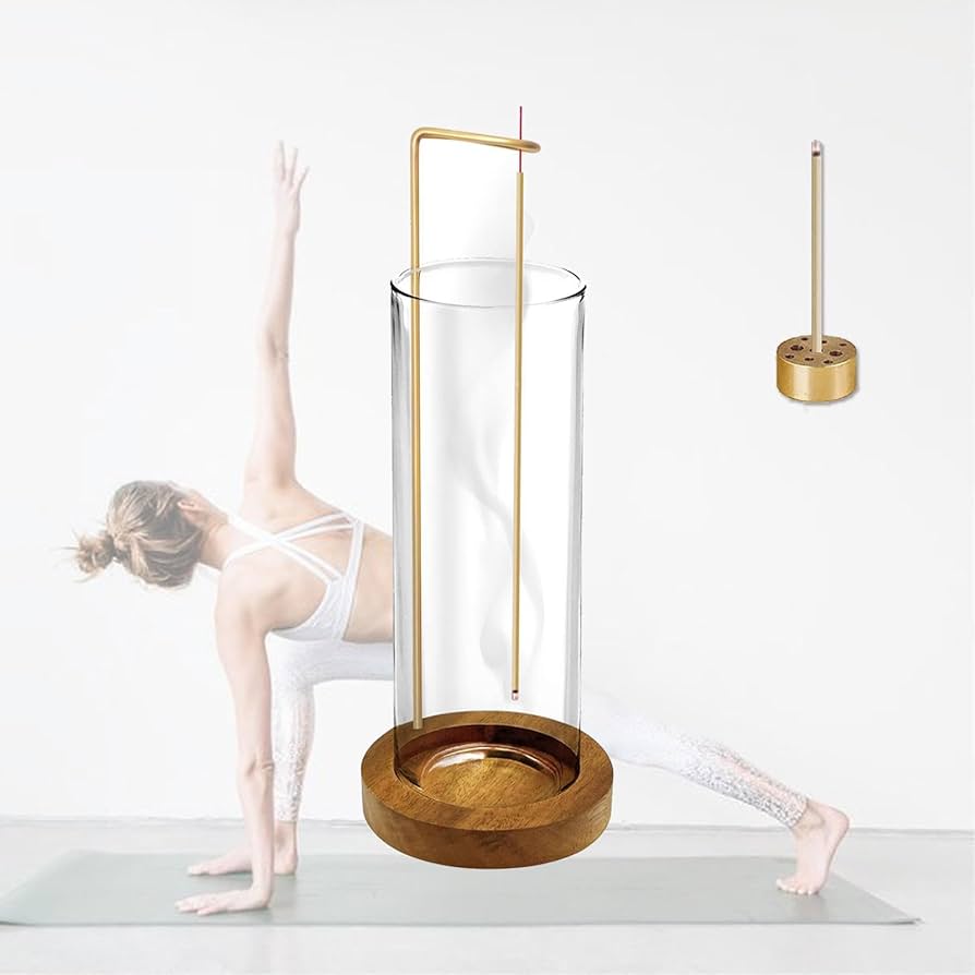 Amazon｜お香立て 灰がこぼれない, インセンスホルダー ガラス香皿