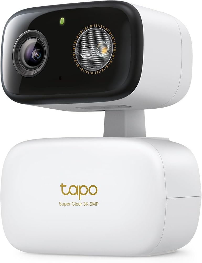 Amazon.com : Tapo 3K 5MP Pan/Tilt Indoor/Outdoor Security Camera
