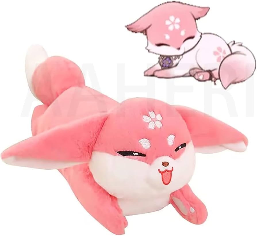 Amazon.co.jp: 八重神子 ぬいぐるみ 原神 げんしん 御守狐 きつね 狐