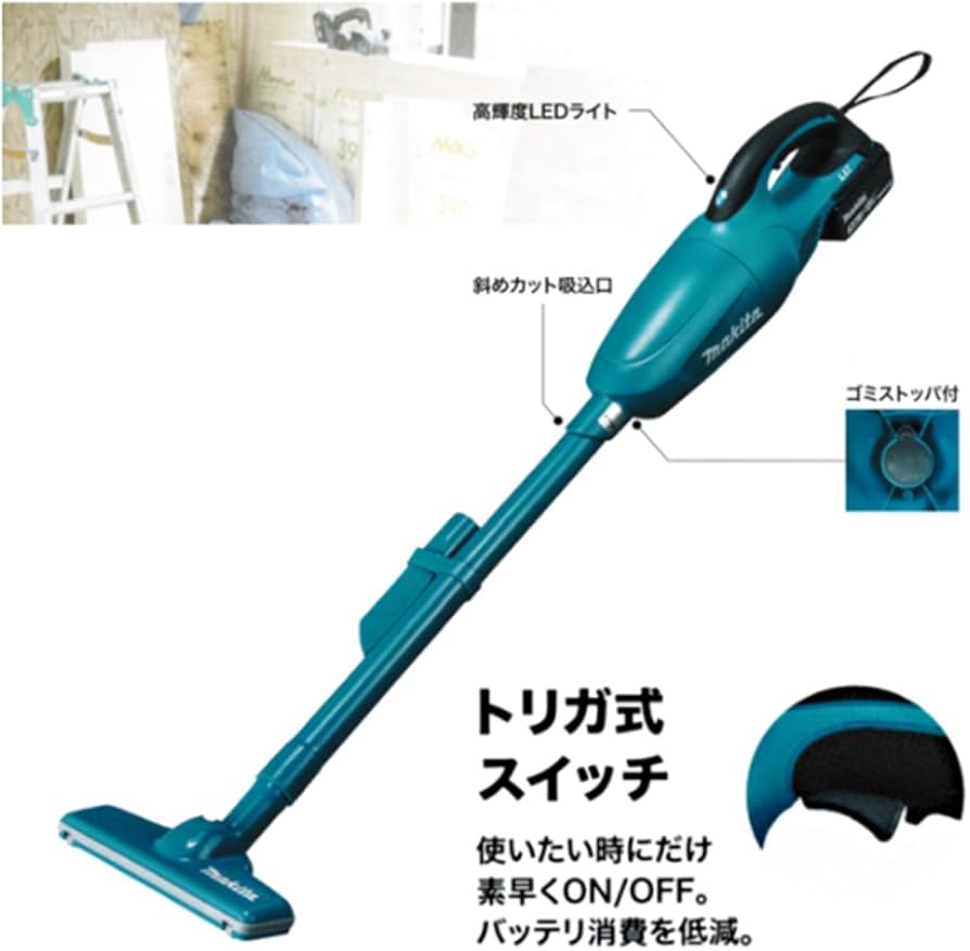 Amazon.co.jp: マキタ 18V充電式クリーナー CL180FDZ(青)(本体のみ) ＋