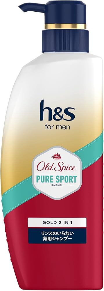 Amazon.co.jp: h&s for men ゴールド 2in1 オールドスパイス ピュア