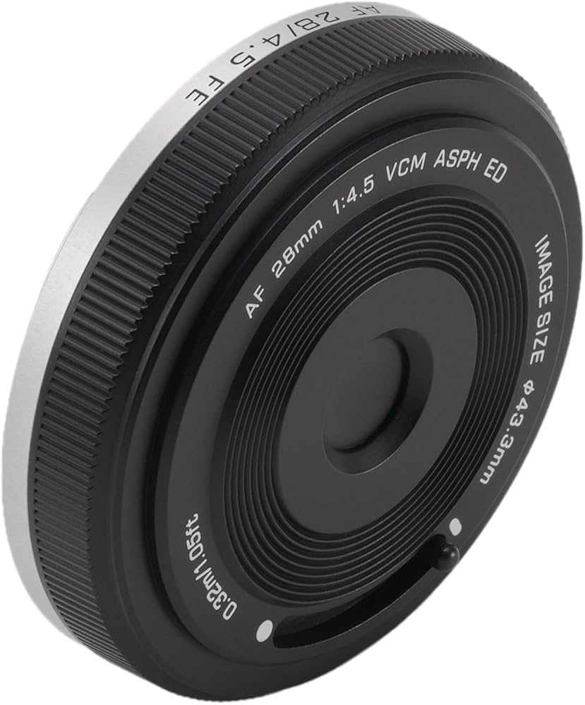 VILTROX 28mm F4.5 FE Pancake Lens for Sony FE Chips-Size Full