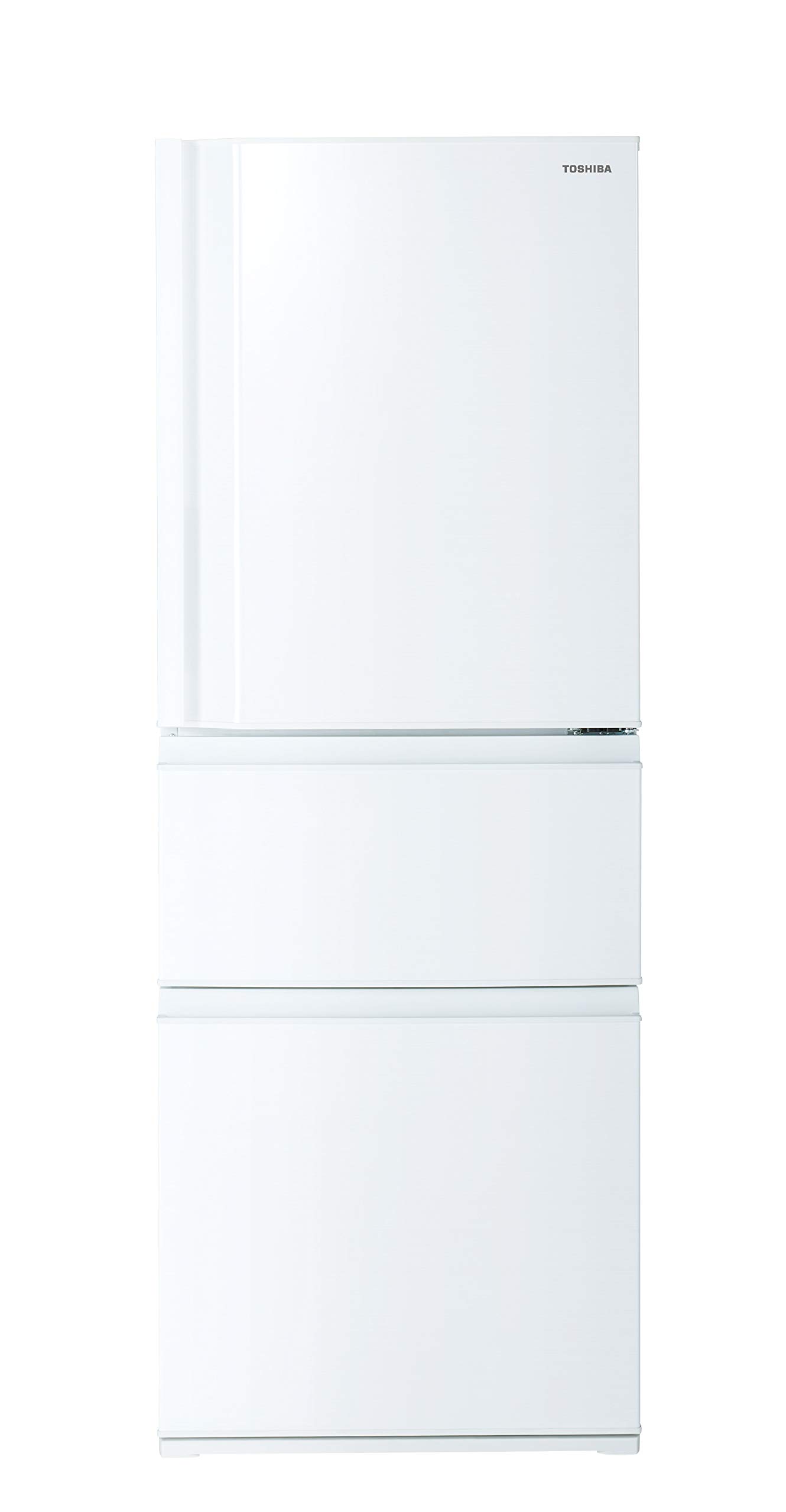 Amazon | 東芝 冷蔵庫 幅60㎝ 326L グレインホワイト GR-T33SC (WT) 3