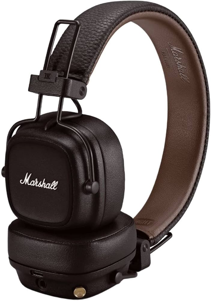 Amazon.com: Marshall Major IV On-Ear Bluetooth Headphones, Brown