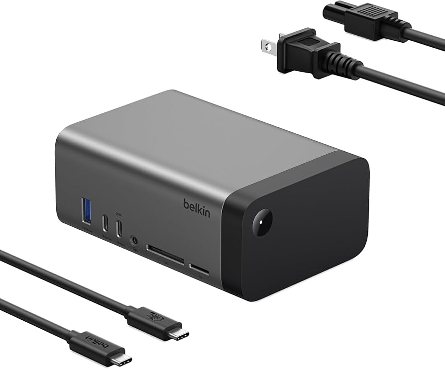 Amazon.co.jp: Belkin USB-C ハブ 11-in-1 Pro GaN Dock 150W マルチ