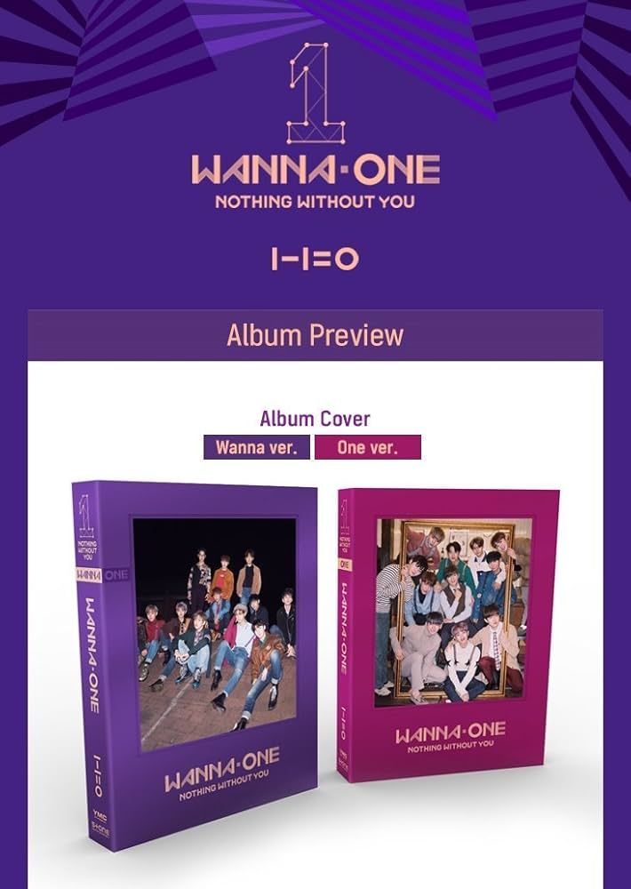 1-1=0 (Nothing Without You): WANNA ONE: Amazon.ca: Music