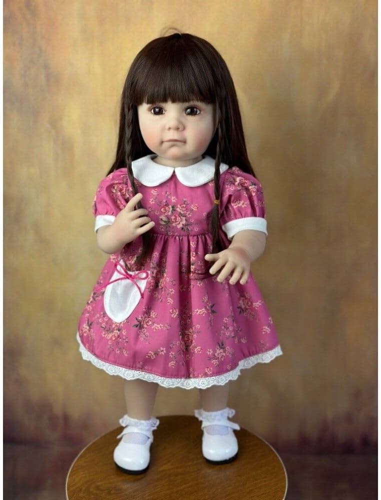 Amazon.co.jp: Meeler リボーンドール 女の子 55cmリアルな 笑顔