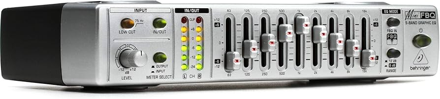 Amazon | Behringer MiniFBQ FBQ800 ウルトラコンパクト9バンド