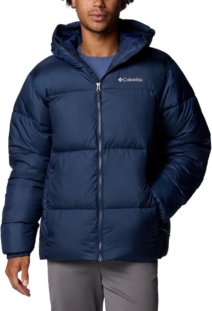 Columbia Men's Puffect II Hooded Jacket, Collegiate Navy, XX-Large