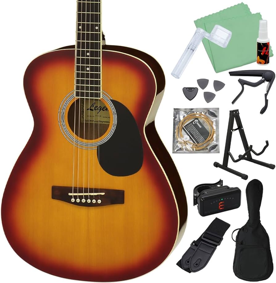 Amazon | LEGEND FG-15 Cherry Sunburst アコースティックギター初心者