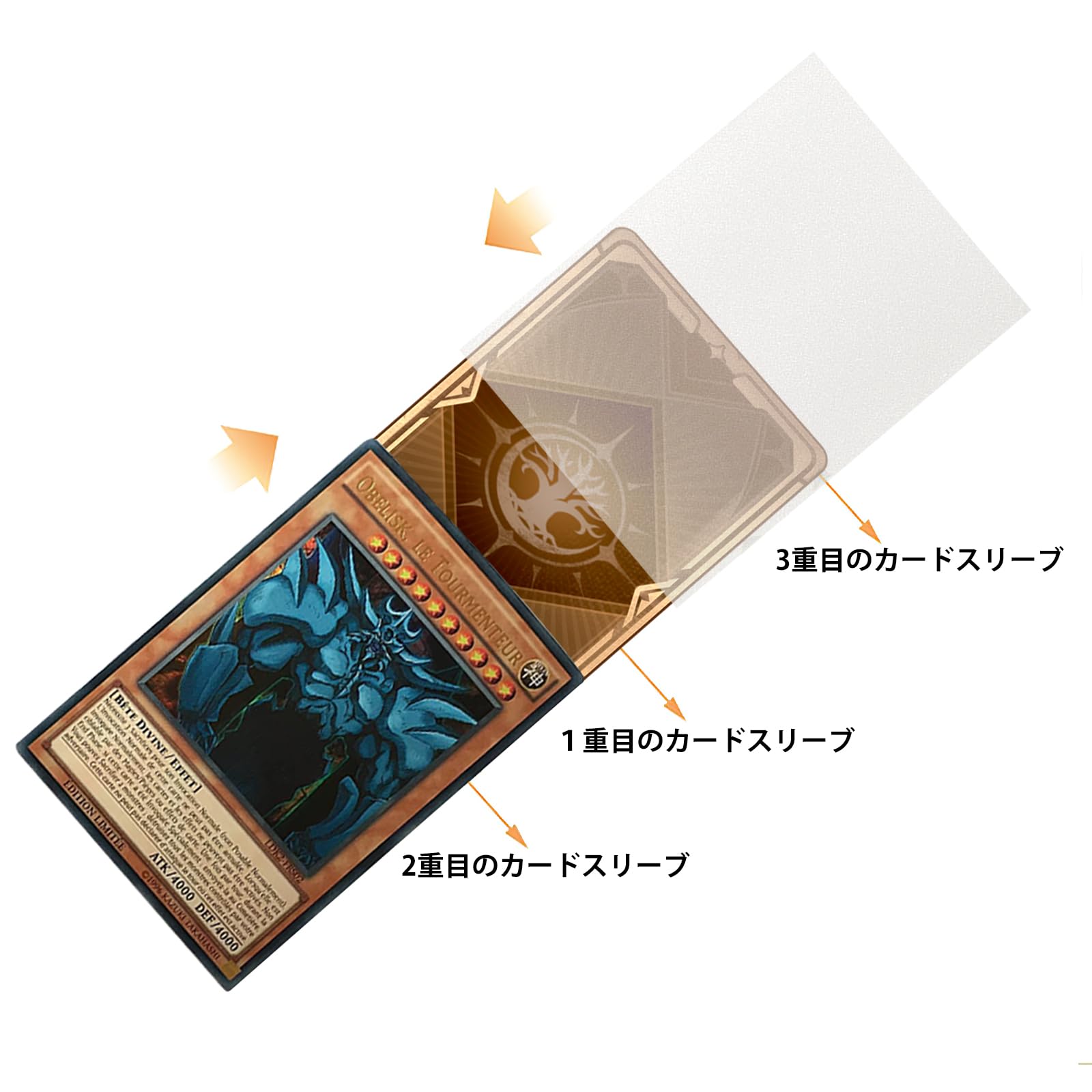 Amazon.co.jp: LATTCURE カードスリーブ 69x94mm 60枚入り 透明ソフト
