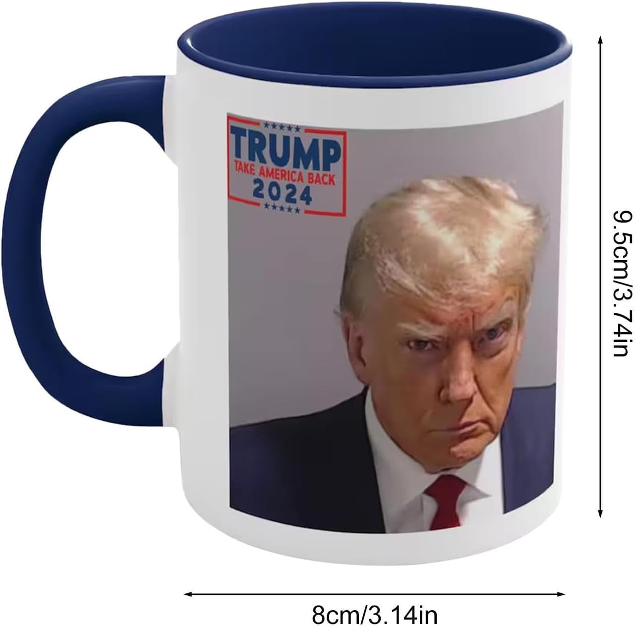 Amazon | トランプのマグショット - マグショット マグ写真 11オンス