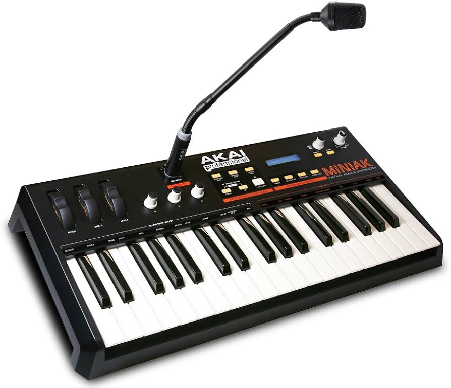 Amazon | AKAI シンセサイザ MINIAK | MIDIコントローラー | 楽器