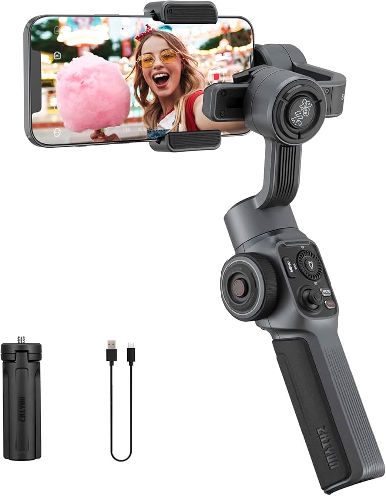 Amazon.co.jp: Zhiyun Smooth 5 3軸スマホジンバル スタビライザー
