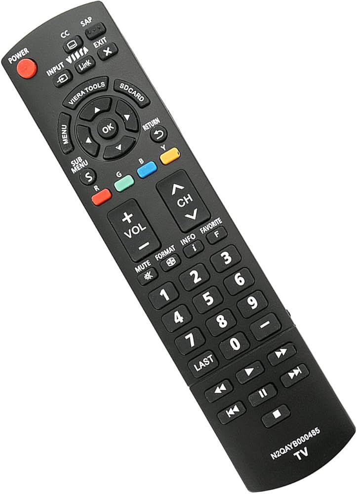 Amazon.com: N2QAYB000485 Remote Replacement for 99% Panasonic LCD