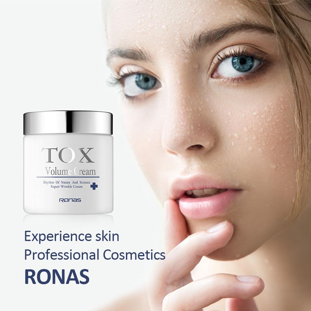 Amazon.com: Ronas TOX 豐盈霜改善細紋最佳抗皺霜3.5 盎司(約95.8 毫升