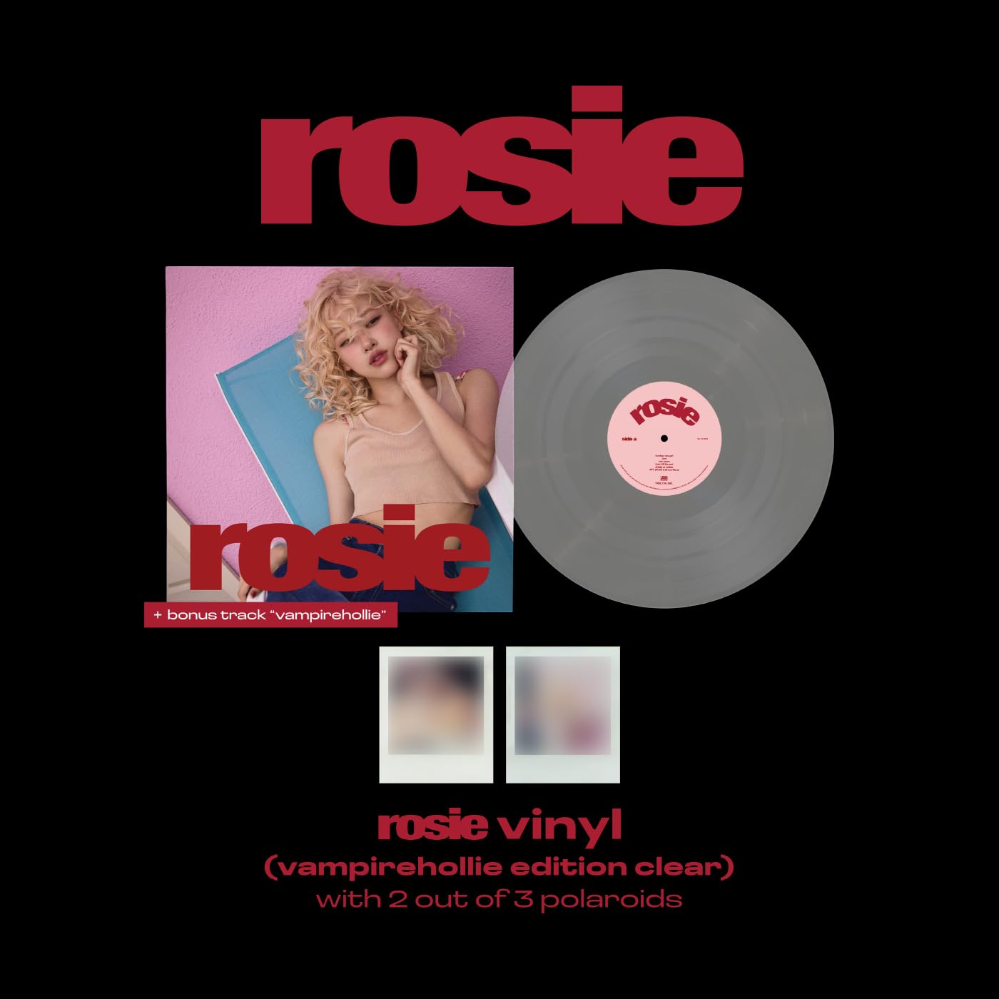Amazon.co.jp: BLACK'PINK ROSÉ rosie 1st Studio Album LP Vinyl
