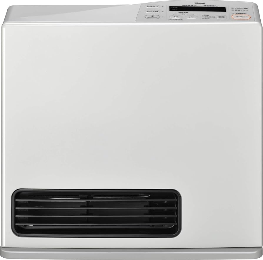 Rinnai ガスファンヒーター 都市ガス用 RC-U2401E シンプルで使い